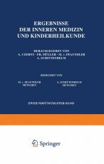 Cover-Bild Ergebnisse der Inneren Medizin und Kinderheilkunde