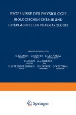 Cover-Bild Ergebnisse der Physiologie Biologischen Chemie und Experimentellen Pharmakologie / Reviews of Physiology Biochemistry and Experimental Pharmacology