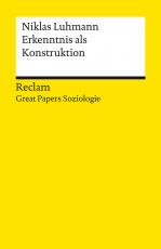 Cover-Bild Erkenntnis als Konstruktion. [Great Papers Soziologie]