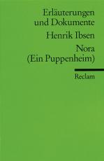 Cover-Bild Erläuterungen und Dokumente zu Henrik Ibsen: Nora