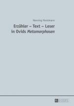 Cover-Bild Erzähler – Text – Leser in Ovids "Metamorphosen</I>