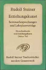 Cover-Bild Erziehungskunst, Seminarbesprechungen und Lehrplanvorträge