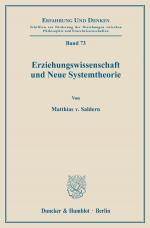 Cover-Bild Erziehungswissenschaft und Neue Systemtheorie.