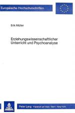 Cover-Bild Erziehungswissenschaftlicher Unterricht und Psychoanalyse