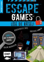 Cover-Bild Escape Games Level 3 (blau) – Löse die Rätsel! – 11 Escape Games ab der 6. Klasse