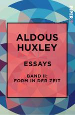 Cover-Bild Essays – Band II: Form in der Zeit: