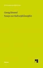 Cover-Bild Essays zur Kulturphilosophie