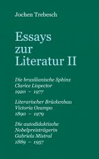Cover-Bild Essays zur Literatur II