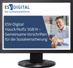 Cover-Bild ESV-Digital Hauck/Noftz SGB IV - Gemeinsame Vorschriften für die Sozialversicherung - Jahresabonnement bei Kombibezug Print und Datenbank