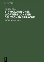 Cover-Bild Etymologisches Wörterbuch der deutschen Sprache