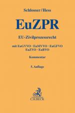 Cover-Bild EU-Zivilprozessrecht