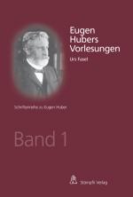 Cover-Bild Eugen Hubers Vorlesungen