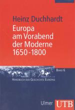 Cover-Bild Europa am Vorabend der Moderne 1650-1800