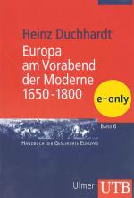 Cover-Bild Europa am Vorabend der Moderne 1650-1800