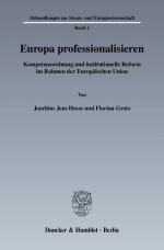 Cover-Bild Europa professionalisieren.