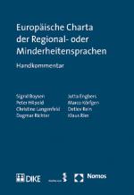 Cover-Bild Europäische Charta der Regional- oder Minderheitensprachen