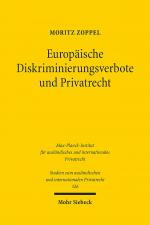 Cover-Bild Europäische Diskriminierungsverbote und Privatrecht