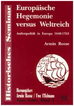 Cover-Bild Europäische Hegemonie versus Weltreich