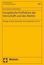 Cover-Bild Europäische Prüfsteine der Herrschaft und des Rechts