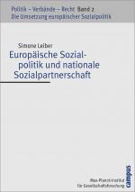 Cover-Bild Europäische Sozialpolitik und nationale Sozialpartnerschaft