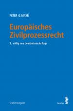 Cover-Bild Europäisches Zivilprozessrecht