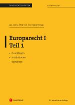 Cover-Bild Europarecht I – Teil 1 (Skriptum)
