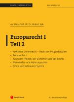 Cover-Bild Europarecht I – Teil 2