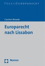 Cover-Bild Europarecht nach Lissabon
