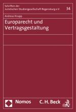 Cover-Bild Europarecht und Vertragsgestaltung