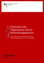 Cover-Bild Evaluation des Allgemeinen Gleichbehandlungsgesetzes