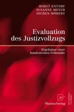 Cover-Bild Evaluation des Justizvollzugs