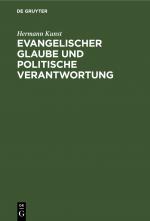 Cover-Bild Evangelischer Glaube und politische Verantwortung