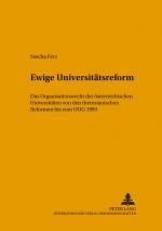 Cover-Bild Ewige Universitätsreform