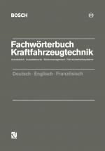 Cover-Bild Fachwörterbuch Kraftfahrzeugtechnik