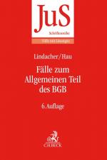 Cover-Bild Fälle zum Allgemeinen Teil des BGB