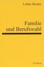 Cover-Bild Familie und Berufswahl