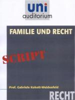 Cover-Bild Familie und Recht