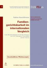 Cover-Bild Familiengerichtsbarkeit im internationalen Vergleich