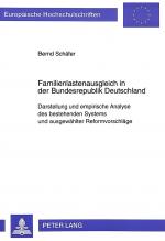 Cover-Bild Familienlastenausgleich in der Bundesrepublik Deutschland