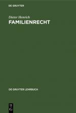 Cover-Bild Familienrecht