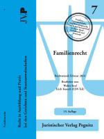 Cover-Bild Familienrecht