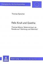 Cover-Bild Felix Krull und Goethe