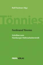 Cover-Bild Ferdinand Tönnies: Schriften zum Hamburger Hafenarbeiterstreik