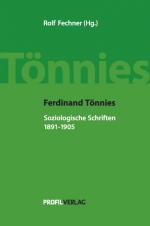 Cover-Bild Ferdinand Tönnies: Soziologische Schriften, 1891-1905