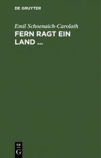 Cover-Bild Fern ragt ein Land ...