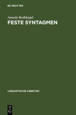 Cover-Bild Feste Syntagmen