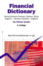 Cover-Bild Financial Dictionary. Fachwörterbuch Finanzen, Banken, Börse