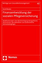 Cover-Bild Finanzentwicklung der sozialen Pflegeversicherung