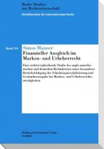 Cover-Bild Finanzieller Ausgleich im Marken- und Urheberrecht