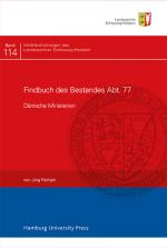 Cover-Bild Findbuch des Bestandes Abt. 77